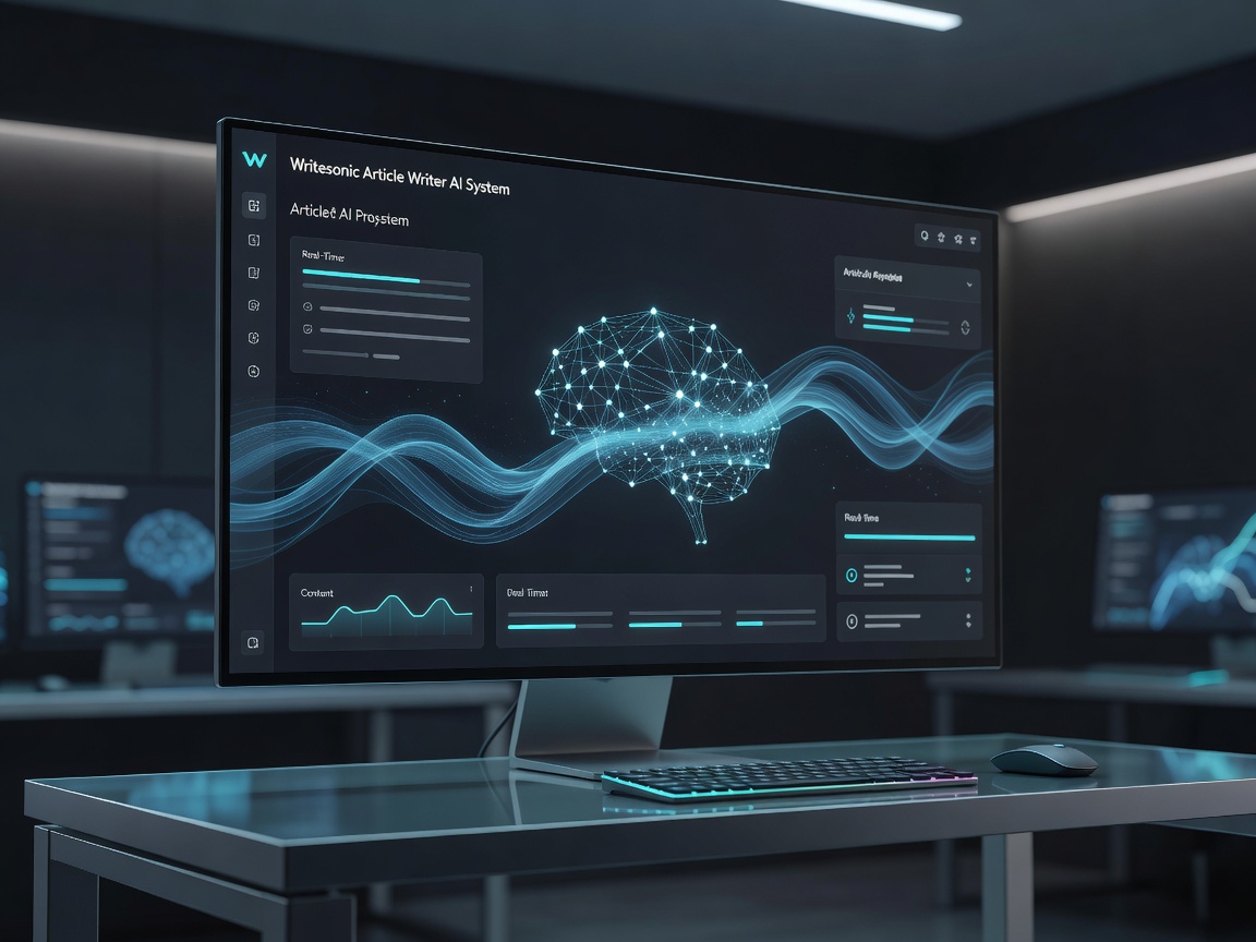 Writesonic Article Writer AI System Interface