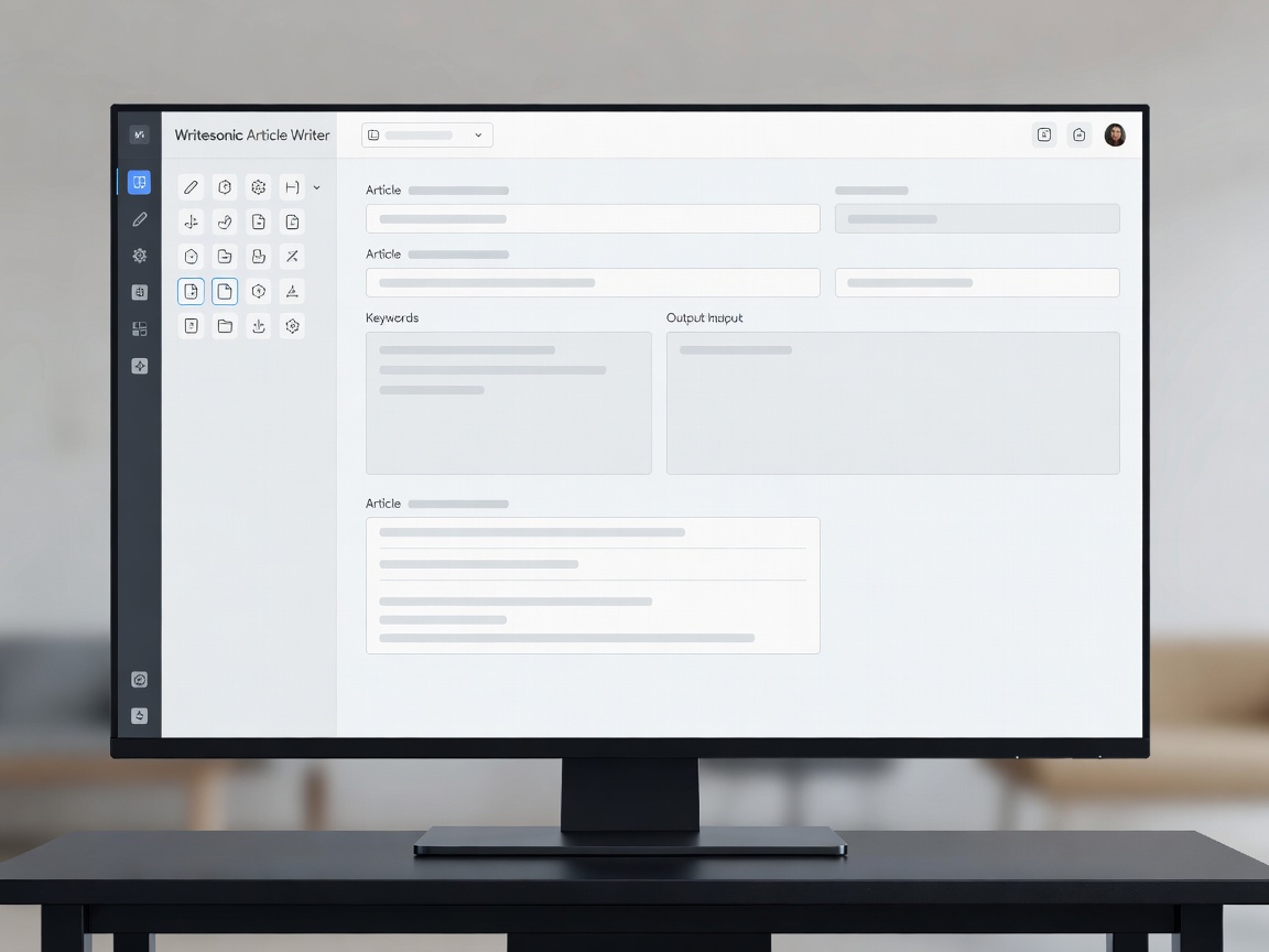 Writesonic Article Writer Interface